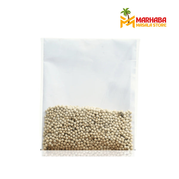 Dhakhni Mirch Sabut (White Pepper Whole) - Marhaba Masala Store